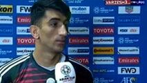صحبت های علیرضا بیرانوند پس از بازی عراق 
