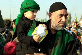 کوچکترین زائر امام حسین(ع) در پیاده روی اربعین