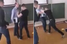 برخورد گستاخانه دانشجویان با استاد در کلاس!