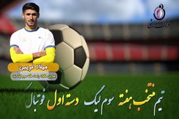  میلاد غریبی؛ بهترین هافبک راست هفته سوم لیگ یک/فیلم
