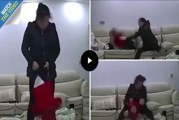 رفتار وحشتناک پرستار شیطان صفت با کودک ۱۰ ماهه!