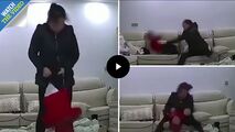 رفتار وحشتناک پرستار شیطان صفت با کودک ۱۰ ماهه!