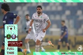خلاصه بازی ملوان 1 - آلومینیوم اراک 1