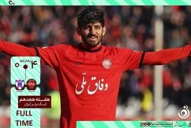 خلاصه بازی تراکتور 4 - هوادار 0