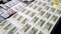 این اسکناس‌ ها جعلی و کشف پلیس آگاهی تهران است!