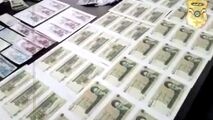 این اسکناس‌ ها جعلی و کشف پلیس آگاهی تهران است!