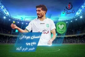 اختصاصی/ احسان جودکی؛ بهترین دفاع هفته چهاردهم لیگ یک/فیلم