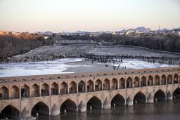 تایم لپسی زیبا از جاری شدن آب در زاینده رود پس از ۱۸ ماه