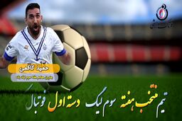  حمید کاظمی؛ بهترین مهاجم  هفته سوم لیگ یک/فیلم
