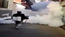 ضدعفونی کردن زادگاه کرونا با امکانات ویژه 