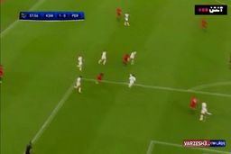 گل اول کاشیما به پرسپولیس (سیلوا) 