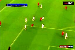 گل اول کاشیما به پرسپولیس (سیلوا) 