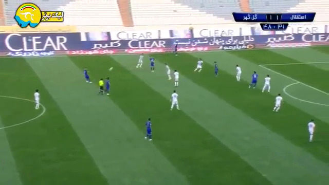 گل دوم استقلال به گل گهر