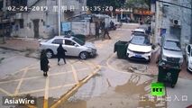 آموزش پارک کردن خودرو توسط پدر چینی فاجعه آفرید