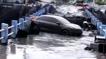 آوار سیلی وحشتناک بر سر چینی‌ها