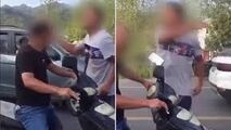 رفتار ناشایست دانش‌آموز گستاخ با معلم قدیمی!
