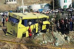 جان باختن 7 دانشجو در دانشگاه علوم و تحقیقات به دلیل سکته کردن راننده اتوبوس