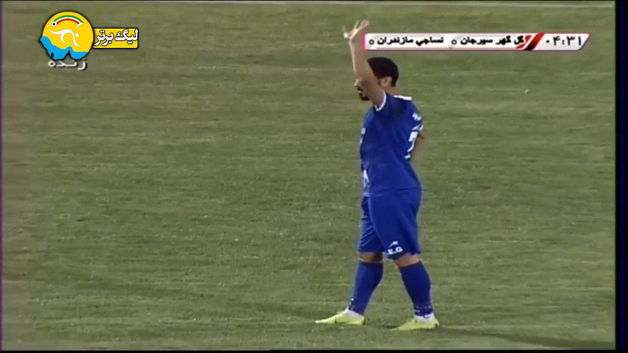خلاصه بازی گل گهر سیرجان 1 - 1 نساجی مازندران
