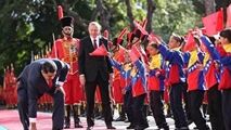 اقدام جالب مادورو در مراسم استقبال از اردوغان