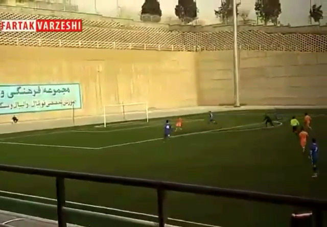 گل اول بادران تهران مقابل نیروی زمینی توسط مهدی نیایش پور