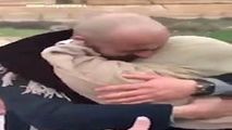 لحظه آزادی یک فلسطینی پس از ۲۰ سال اسارت در زندان‌های اسرائیل