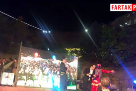 رقص کوردی مجری معروف در برج میلاد