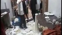 بزن بزن در مراسم عروسی بر سر غذا 