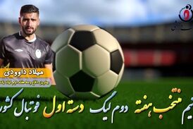 میلاد داوودی؛ بهترین مدافع میانی هفته دوم لیگ دسته اول 