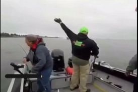 لحظه وحشتناک برخورد دو قایق