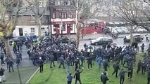 درگیری خونین هواداران دو تیم فوتبال انگلیسی
