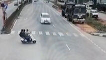 حادثه دلخراش در خیابانی در هند