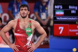 کشتی طوفانی حسن یزدانی در فینال / نایب قهرمان جهان حرفی در برابر پهلوان ایرانی نداشت