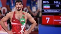 کشتی طوفانی حسن یزدانی در فینال / نایب قهرمان جهان حرفی در برابر پهلوان ایرانی نداشت