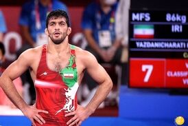 کشتی طوفانی حسن یزدانی در فینال / نایب قهرمان جهان حرفی در برابر پهلوان ایرانی نداشت