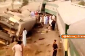 حادثه مرگبار قطار در پاکستان