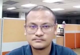 صحنه وحشتناکی که کارمند تنها در شرکت با آن مواجه شد