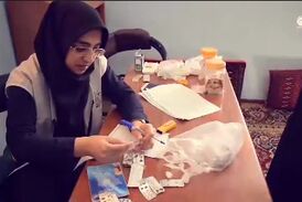 خدمت‌رسانی خادمیاران علوم پزشکی امام رضا(ع) به بیماران محروم روستای گوجگی