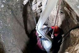 مرگ چاه کن جوان در اثر ریزش دیواره چاه 