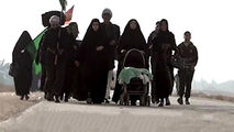 پیاده‌روی ۲۰ ساعته مسیر نجف تا کربلا توسط بانوی لبنانی
