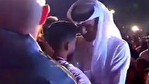 استقبال امیر قطر از بازیکنان تیم ملی فوتبال کشورش