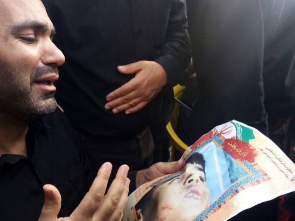 ناله‌های پدر شهید خردسال حادثه تروریستی اهواز!