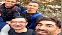 طبعیت گردی بازیکن استقلال و پرسپولیس با هم تیمی های سابق
