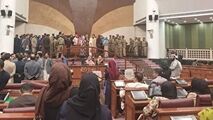 درگیری در صحن مجلس افغانستان بر سر کرسی ریاست