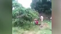 دستگیری پدر حین زنده به گور کردن فرزندش!