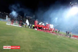 مراسم اهدای جام و جشن تیم پرسپولیس