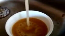 آب شرب شکلاتی در آبادان