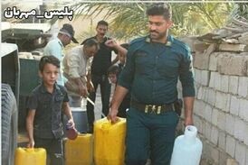 گریه‌های خواهر کوچک شهید ناجا در ماهشهر