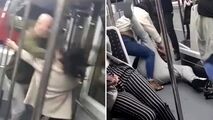 صحنه وحشتناکی که زوج انگلیسی در داخل اتوبوس رقم زدند!