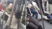 صحنه وحشتناکی که زوج انگلیسی در داخل اتوبوس رقم زدند!