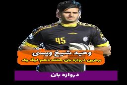 اختصاصی/ وحید شیخ ویسی؛ بهترین دروازه بان هفته دهم لیگ یک/فیلم
